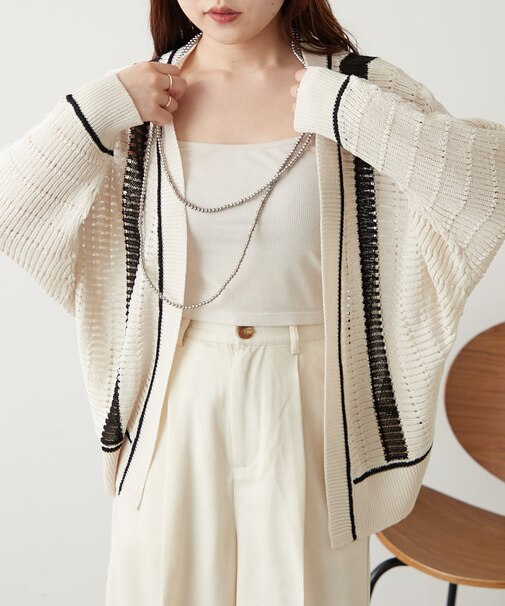 【RMAF】配色ドルマンカーデ