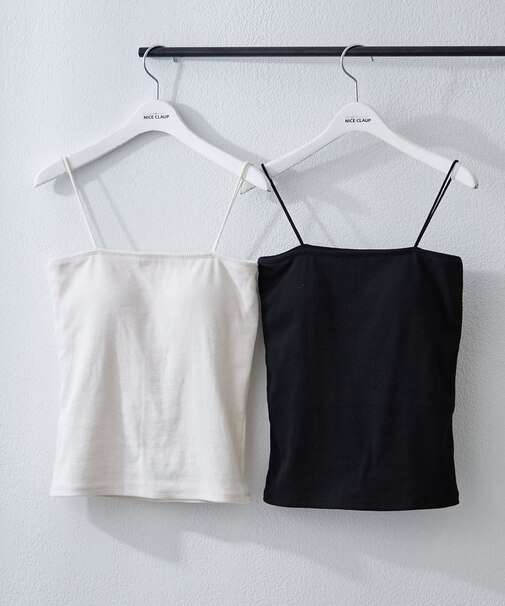 【OUTLET限定】カップ付ベアキャミ