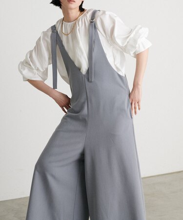 【LARUTA】ラグランギャザースリーブブラウス