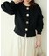 【natural couture】BIGボタン片畦ポリニットカーディガン