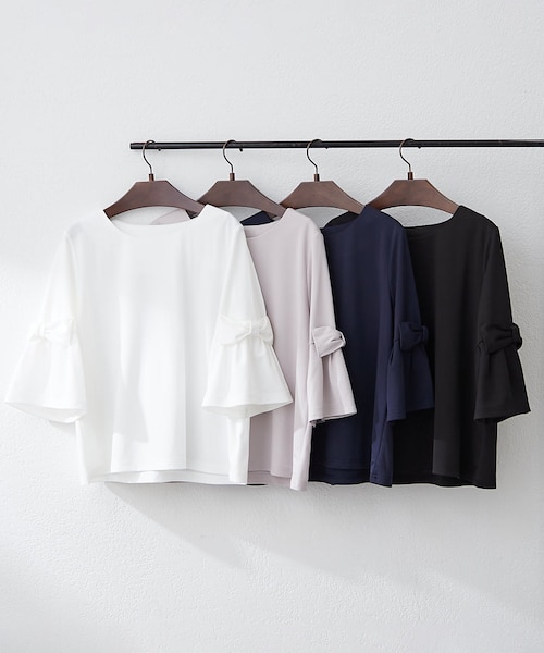 PLEATS PLEAS 長袖ラグラン フレアスリーブ トップス PLEATS PLEAS