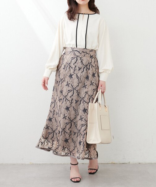 【natural couture】＜ｏｓｏｎｏ＞長さ変えれるパイピングレ