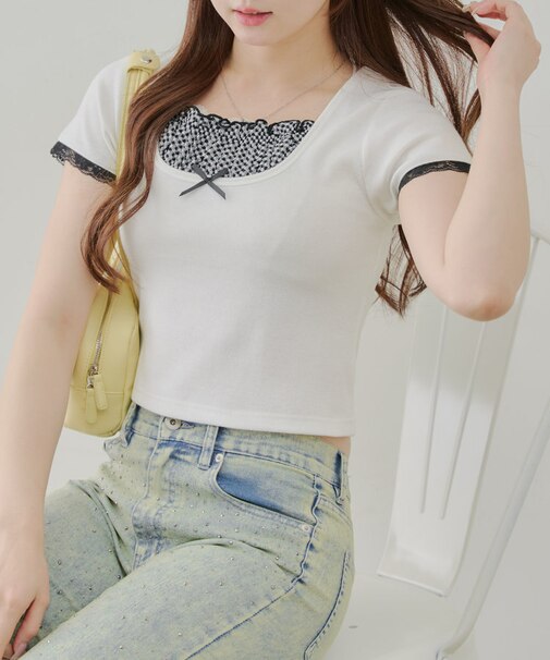 【@re.__mi23セレクト】レイヤード風ドッキングT