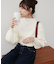 【WEB先行予約】ボトルネックリブプルオーバー