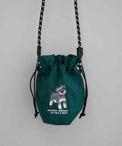 ◾️新品未使用　h.myriad 巾着ポーチ　ショルダーポーチ Pouch Small ポーチ 小｜クラウデイ / CLOUDY ポーチ