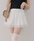 【RMAF】レースリボンプリーツミニスカート