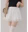 【RMAF】レースリボンプリーツミニスカート