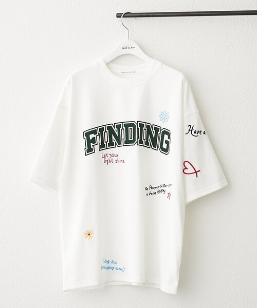 サードマガジン　フロッキーロゴTシャツ　白 THIRD MAGAZINE(サードマガジン)｜フロッキーロゴTシャツ