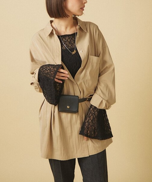 【WEB限定】【@kana__18sセレクト】オーバーサイズロングシャツ