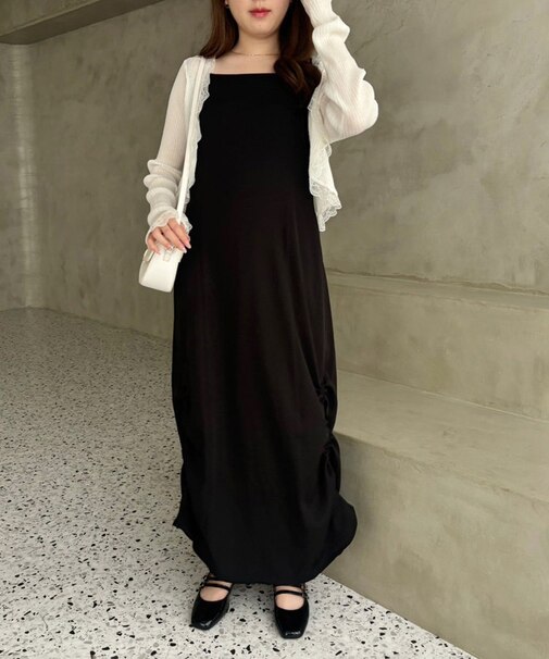 【one after another】ドロストキャミワンピ