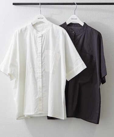 【RMAF】バンドカラーベーシックシャツ