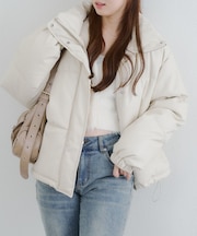 【WEB先行販売】スタンドカラー中綿ブルゾン