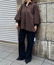 袖ボリュームシャツ