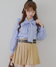 【リバイバルアイテム】リボンボウタイブラウス