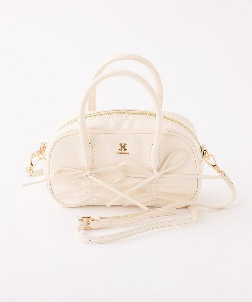 【one after another】リボンシャーリングバッグ