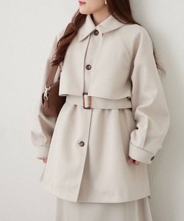 【2025AW】アレンジカラーミドル丈コート