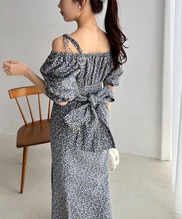 【one after another】バックリボンワンピ