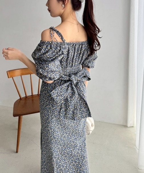 【one after another】バックリボンワンピ