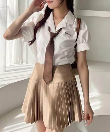 【one after another】ネクタイ付きシャツ