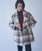 【WEB先行販売】リングチェックＷテーラージャケット
