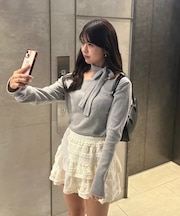 【ゆず@reve.perle_セレクト】ベロア＆ニットソーの2素材！