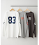 【NUNIFE】袖ラインナンバリングBIGTシャツ