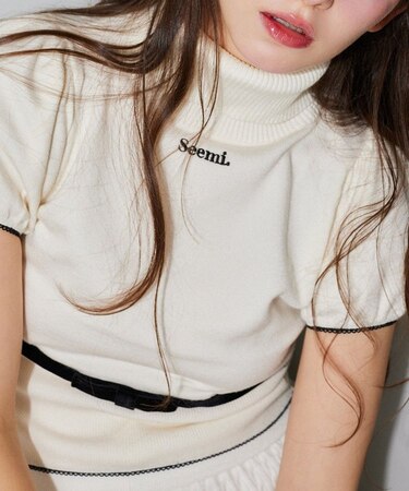 【seemi】ニットトップス