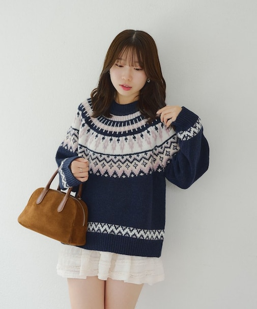 球心もちもちニット