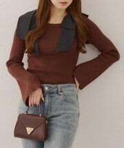 【RMAF】肩リボンニットTOPS