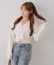 カーデ&キャミニットセット