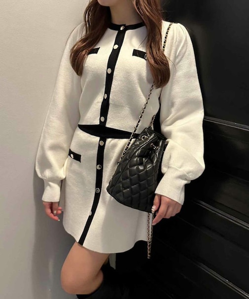 【one after another】プリュムニットスカート