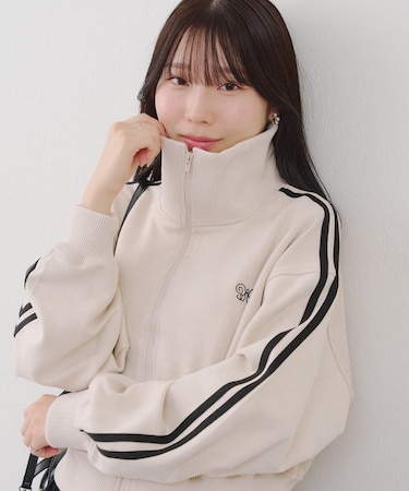 【丈が選べる!】スエードポンチトラックジャケット