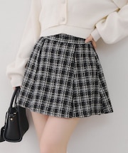 【Tweed Collection】ラメツイードミニスカート