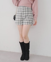 【Tweed Collection】チェックショートパンツ
