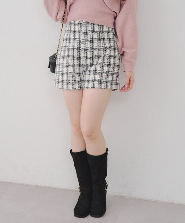 【Tweed Collection】チェックショートパンツ