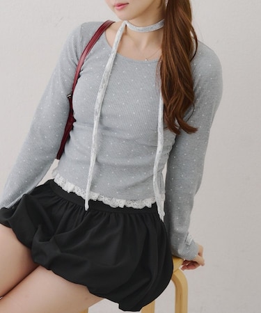 夢かわいい【RMAF】チョーカー付ウィッシュコアテレコTOPS