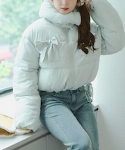 Xで話題！??冬無双できる【RMAF】取り外しできるリボン中綿ブルゾン