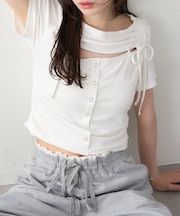 【one after another】胸あきトップス