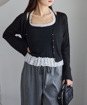 【one after another】裾レースインナー