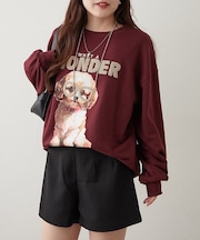 めがね犬スウェット