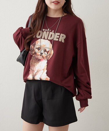 めがね犬スウェット
