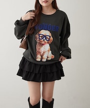 めがね犬スウェット