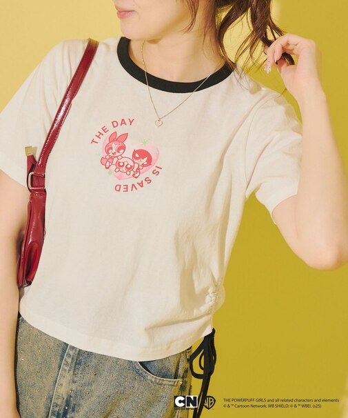 【パワーパフガールズ】ドロストTシャツ