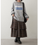 【NUNIFE】サイドスリット多色ロゴスウェット