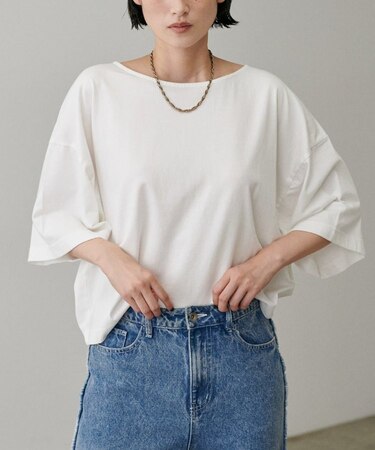 【LARUTA】オフショルドルマンTee