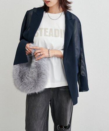 【LARUTA】サイドスリットBIGTシャツ