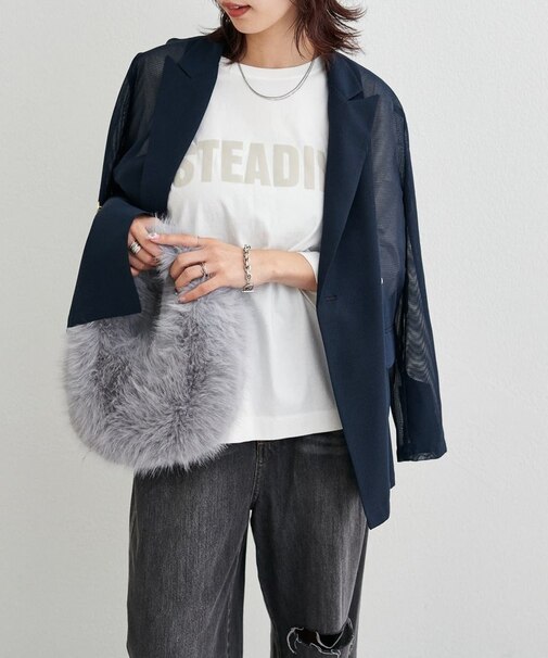 【LARUTA】サイドスリットBIGTシャツ