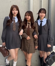 推し活にもぴったり！ネクタイ付ドッキングワンピース
