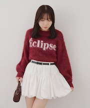 ラメフェザーロゴプルオーバー