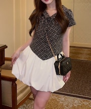 【one after another】バルーンミニワンピ